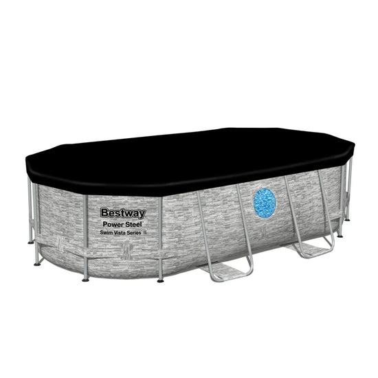 Bestway Power Steel Swim Vista Series II 14' X 8'2" X 39.5" Above Ground Pool Set - Curacao