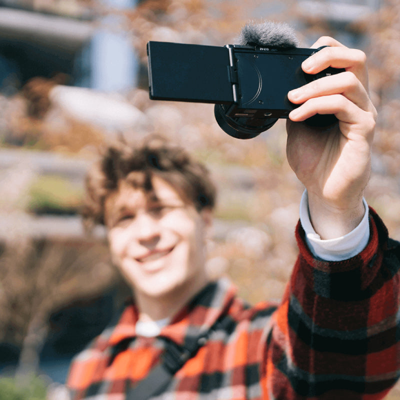 Sony Alpha ZV-E10 Mirrorless Vlog Camera with 16-50mm Kit Lens - Black