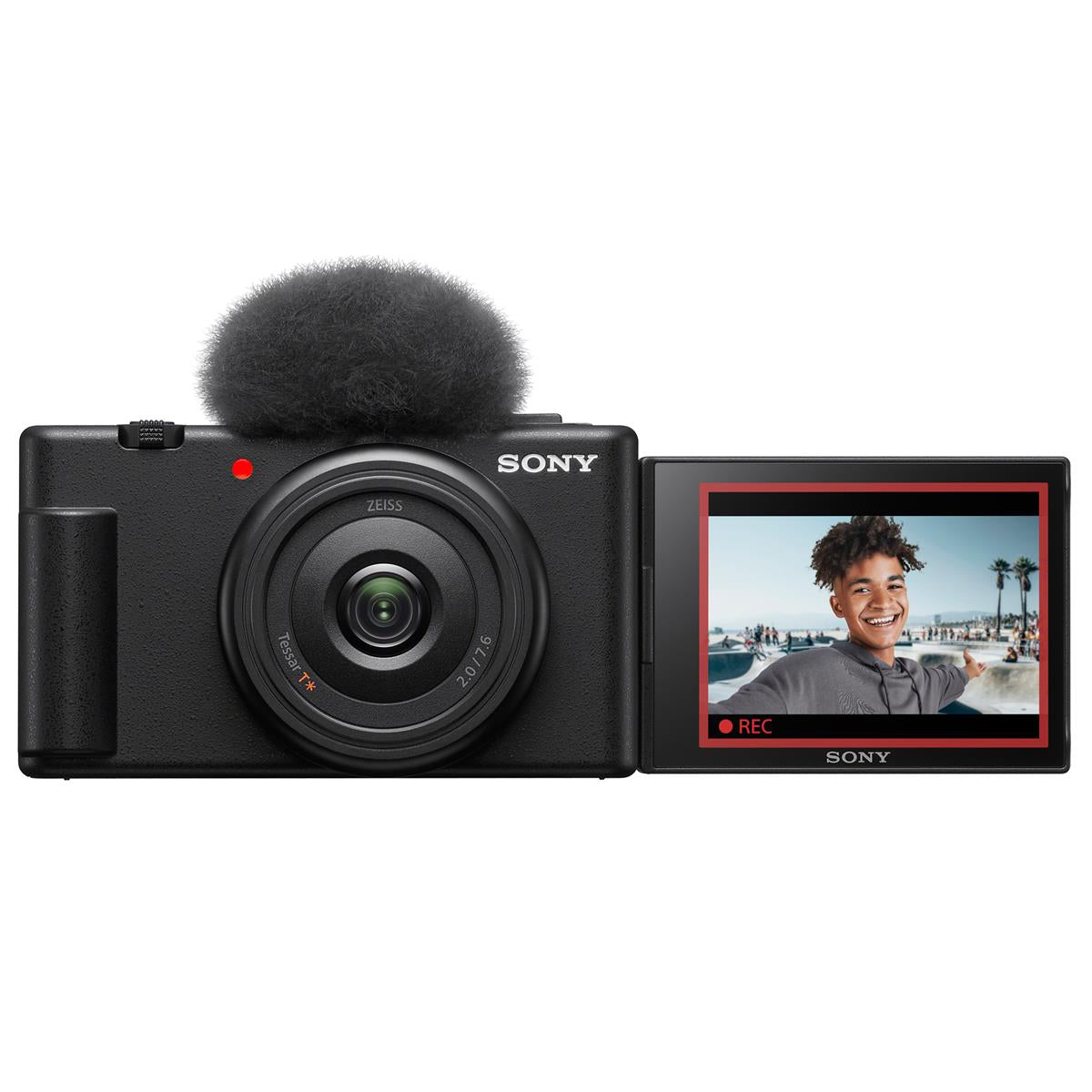 Sony ZV-1F Vlog Camera for Content Creators and Vloggers - Black