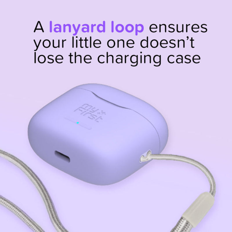 myFirst FH8505SASB01 CareBuds Bluetooth Kids Earbuds with Safe Volume Limit - Blue