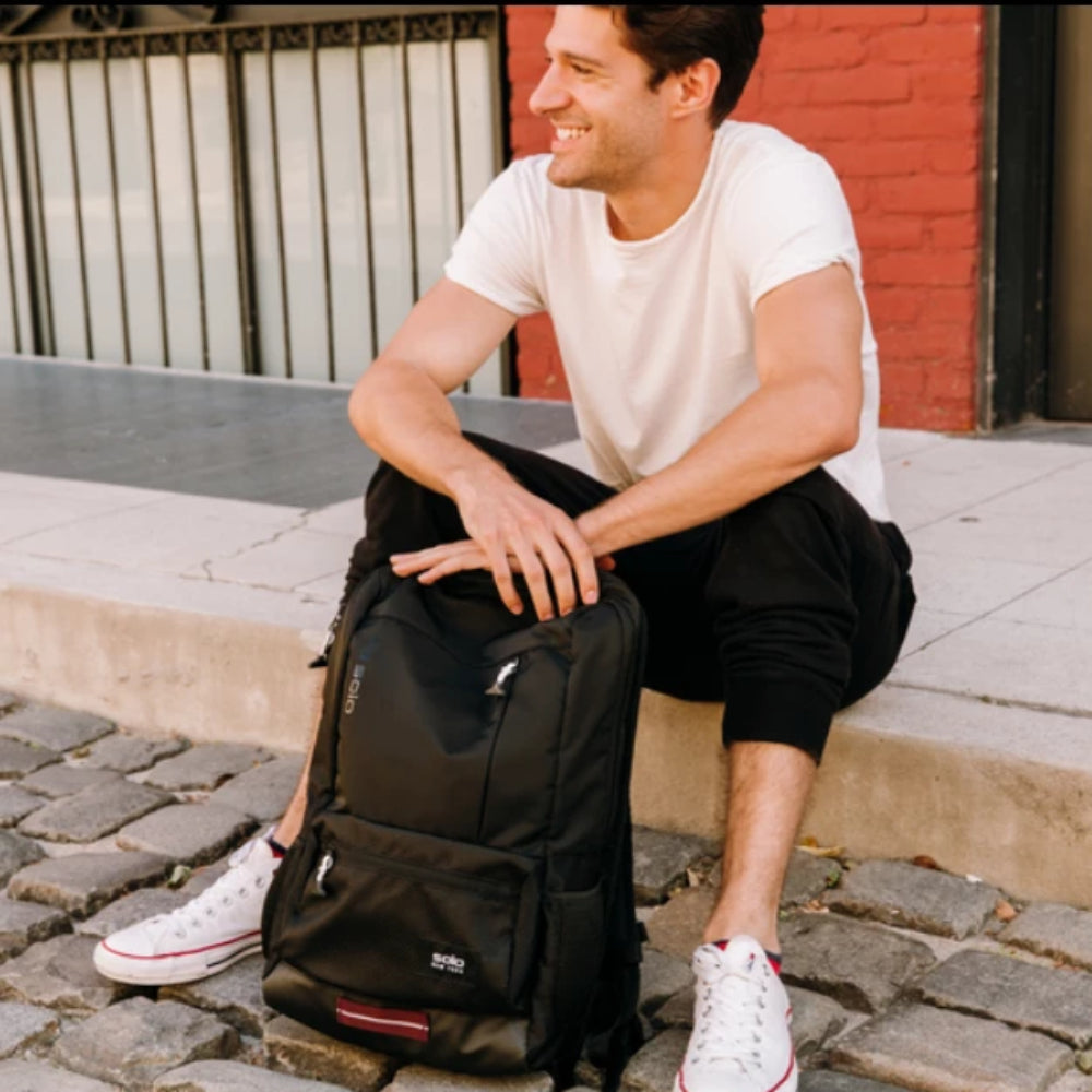 Solo New York Draft Backpack for 15.6" Laptops - Black