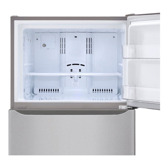 LG LRTLS2403S 24 CU FT. Top Freezer Refrigerator with Internal Water Dispenser - Stainless Steel - Curacao
