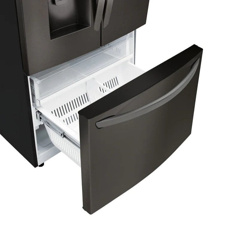 LG LRFS28XBD 28 cu. ft. 3-Door French Door Refrigerator - Black