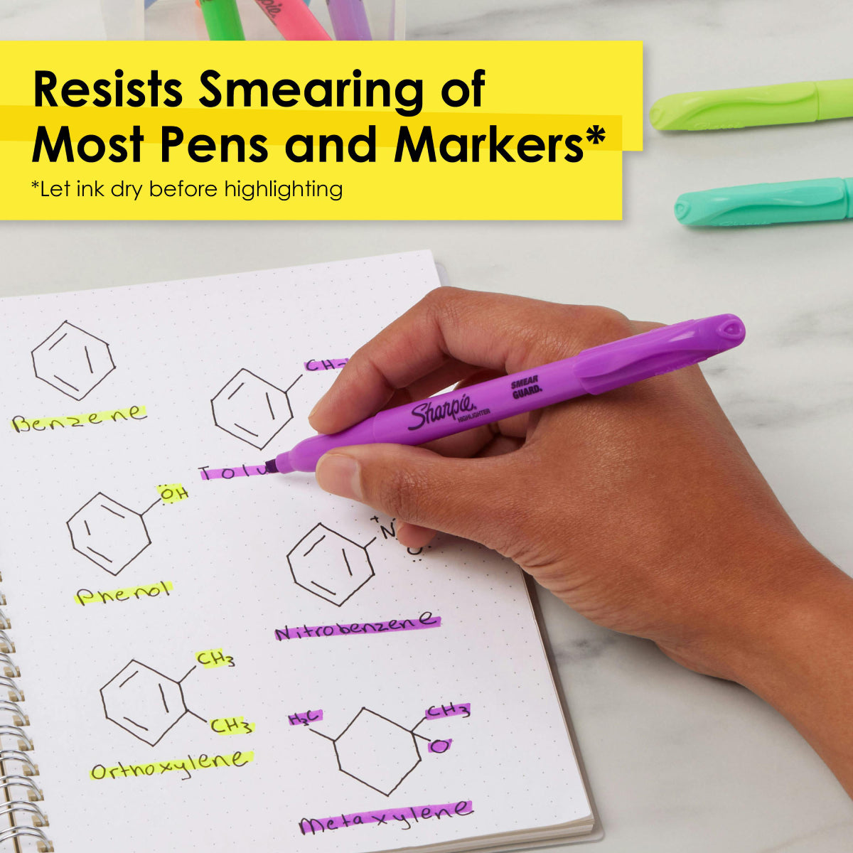 Marcadores de bolsillo con punta biselada Sharpie (juego de 12)