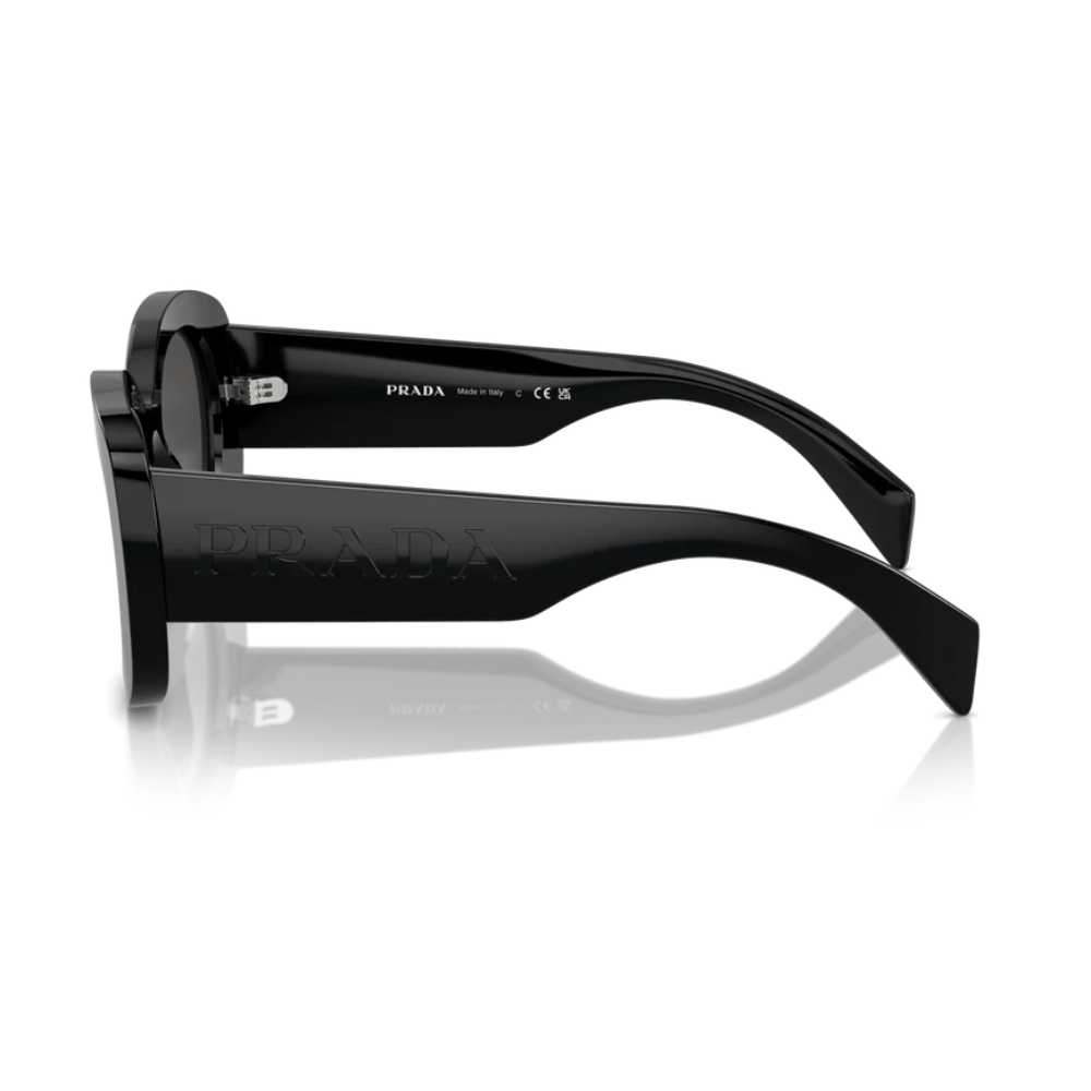Prada PRA13S541AB5 Women's Oval Solid Color Sunglasses