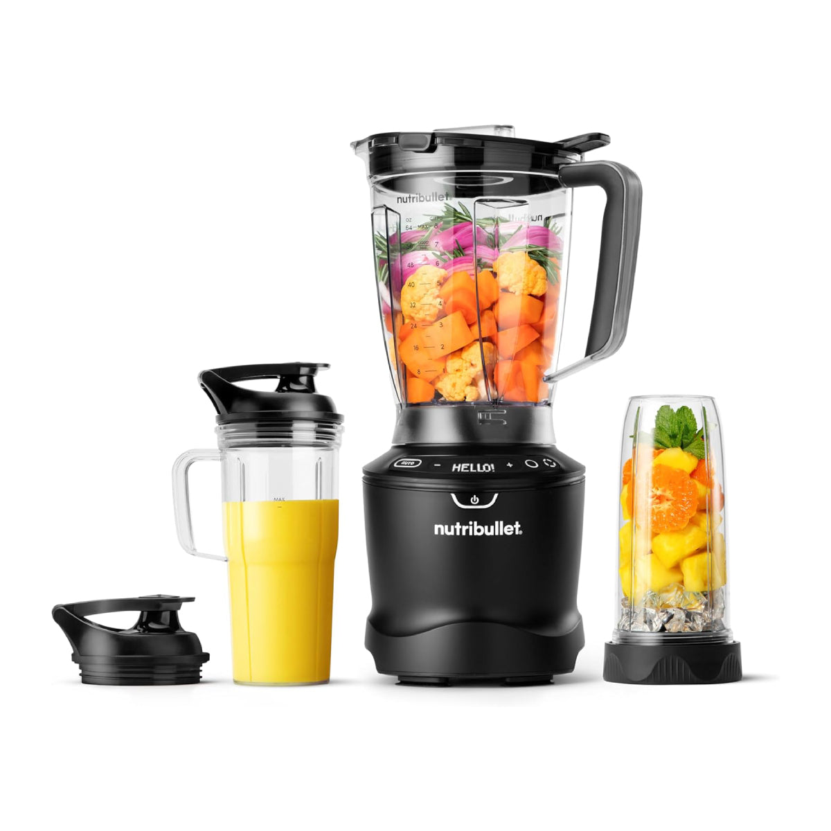 Nutribullet NBF50700AK Smart Sense Blender Set - Matte Black