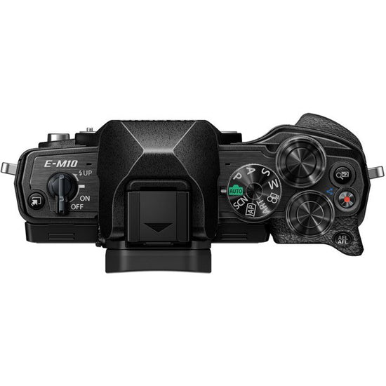 OLYMPUS OM-D E-M10 Mark IV Mirrorless Digital Camera with 14-42mm Lens - Black - Curacao
