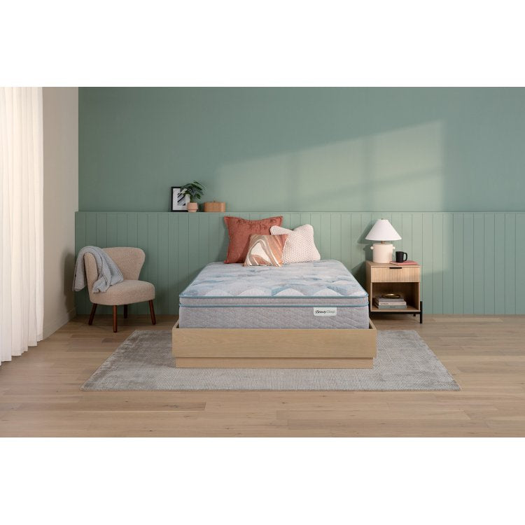 Beautyrest Dream Weaver 14.25" Ultra Plush Pillow Topm - Gray