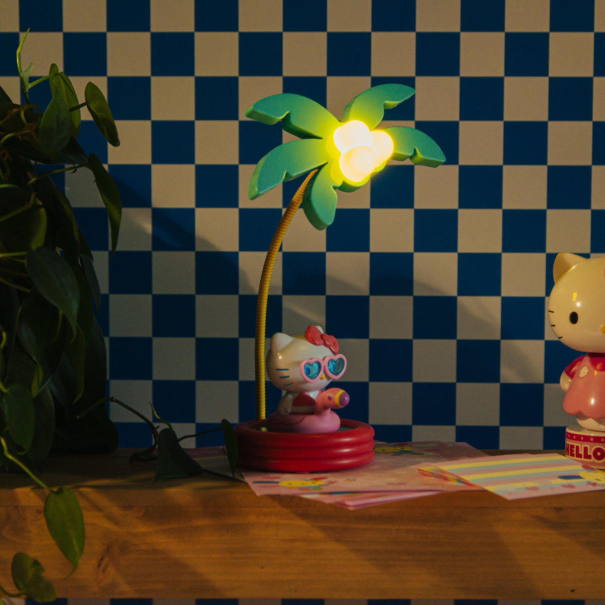 Sanrio Hello Kitty Pool Party 8" Mini Gooseneck Mood Light Figure