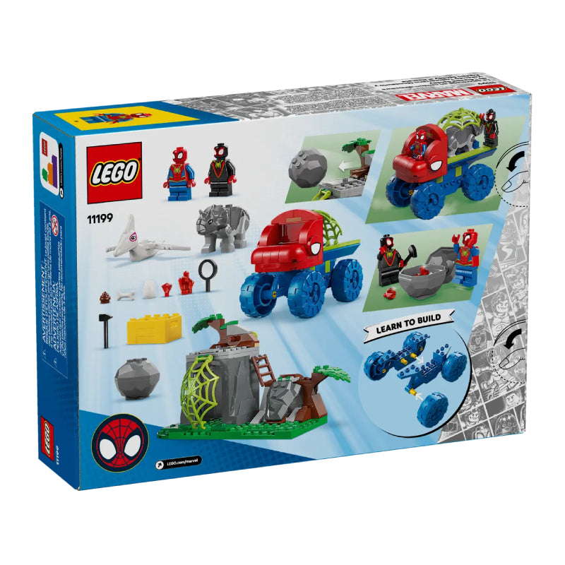 LEGO Marvel Spidey And His Amazing Friends Team Spidey Dino Crawler Rescue Building Toy Set (136-Pieces)