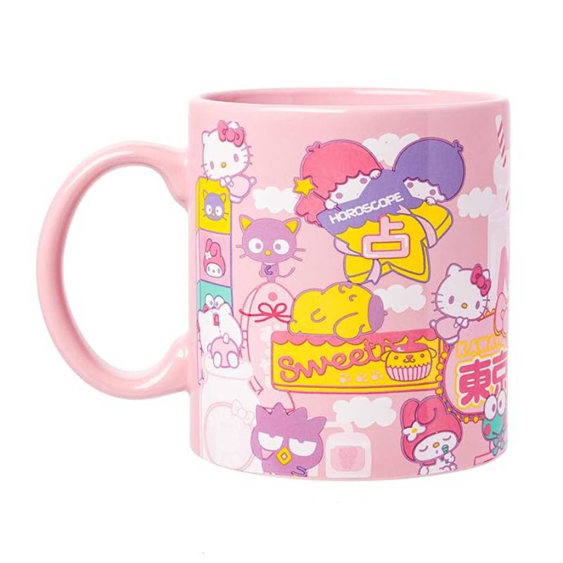 Sanrio Hello Kitty and Friends 20 oz Ceramic Mug - Multicolor