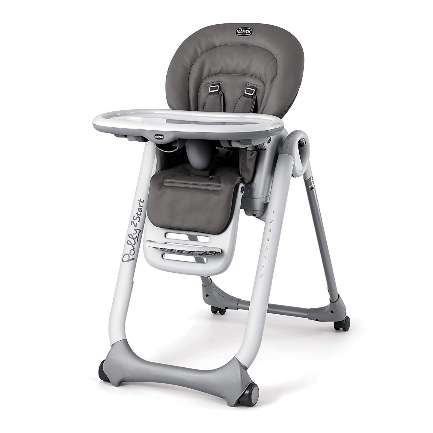 Chicco Polly 2 Start Highchair - Graphite