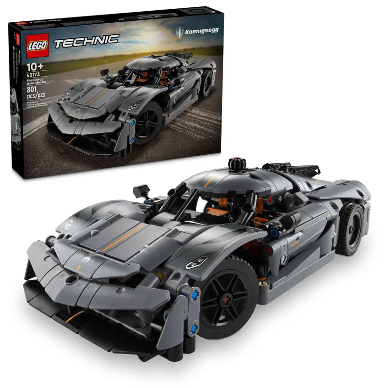 LEGO Technic Koenigsegg Jesko Absolut Hypercar Building Toy (801-Pieces) - Gray