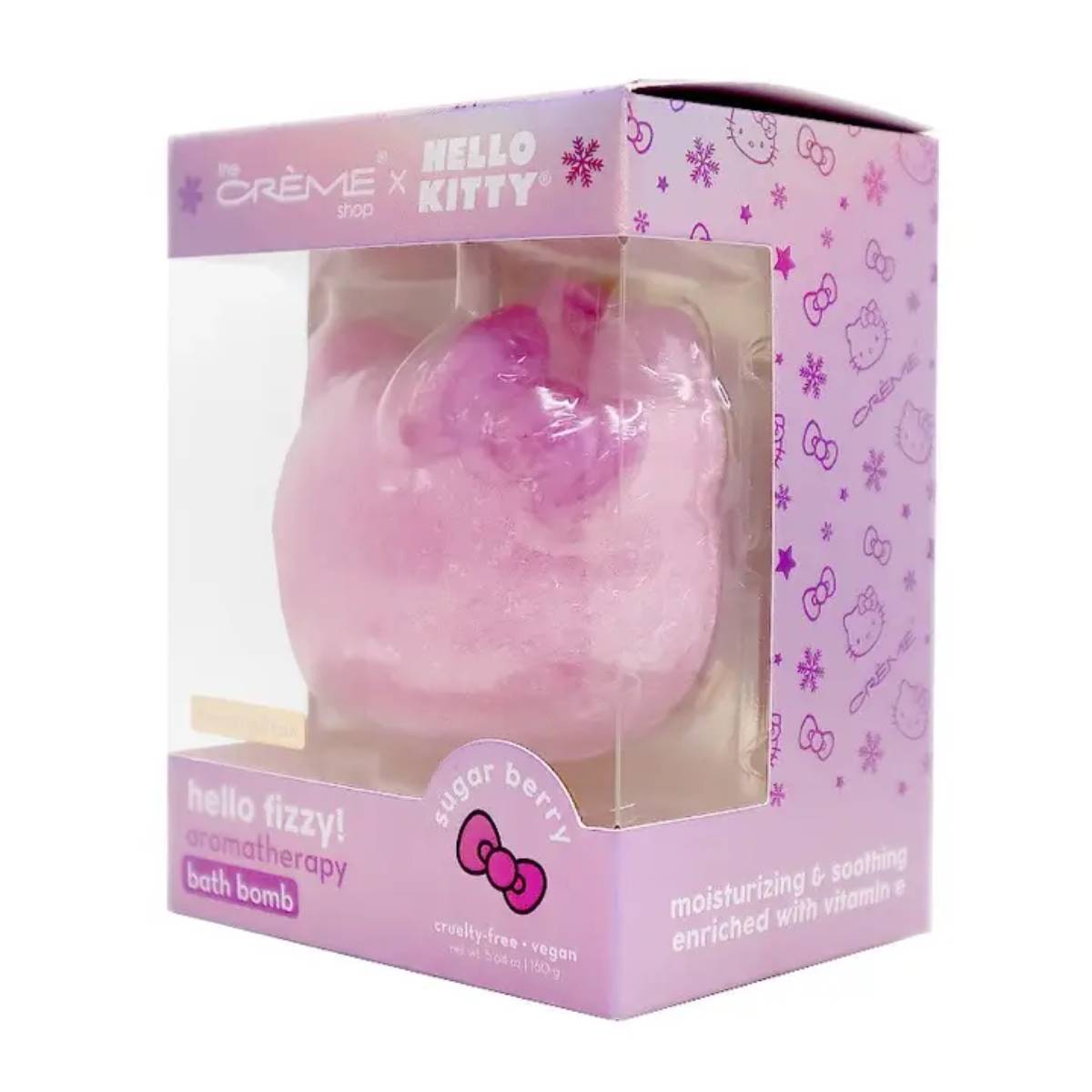 The Creme Shop Hello Kitty 3D Aromatherapy Strawberry Skies Bath Bomb