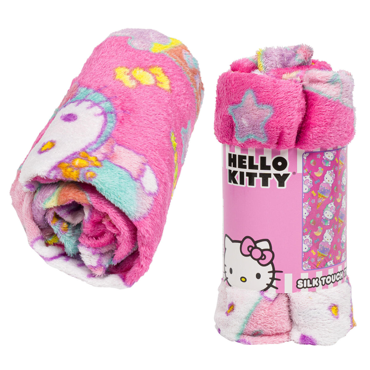 Hello Kitty 40" x 50" Throw Blanket - Dark Pink