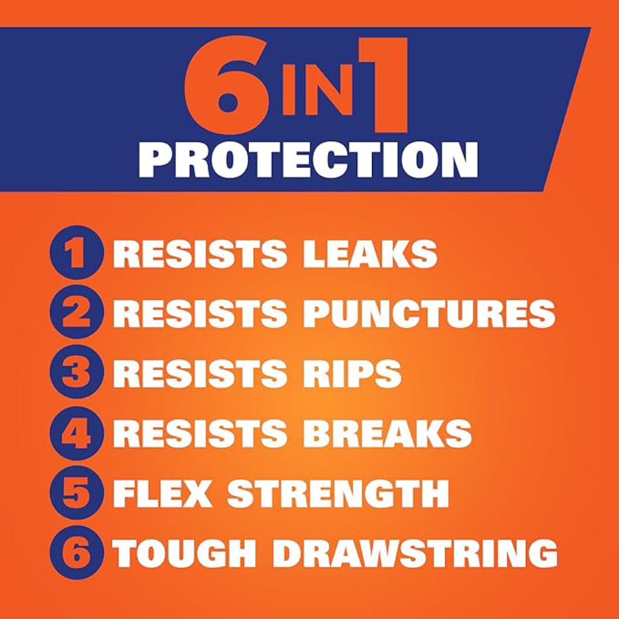 Hefty Ultra Strong Large Multipurpose Trash Bags (50-Count) - Black