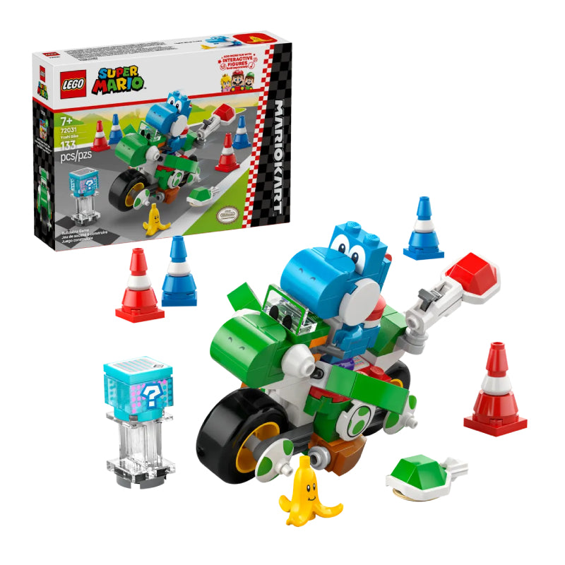 LEGO Mario Kart Yoshi Bike Toy Set (133-Piece)