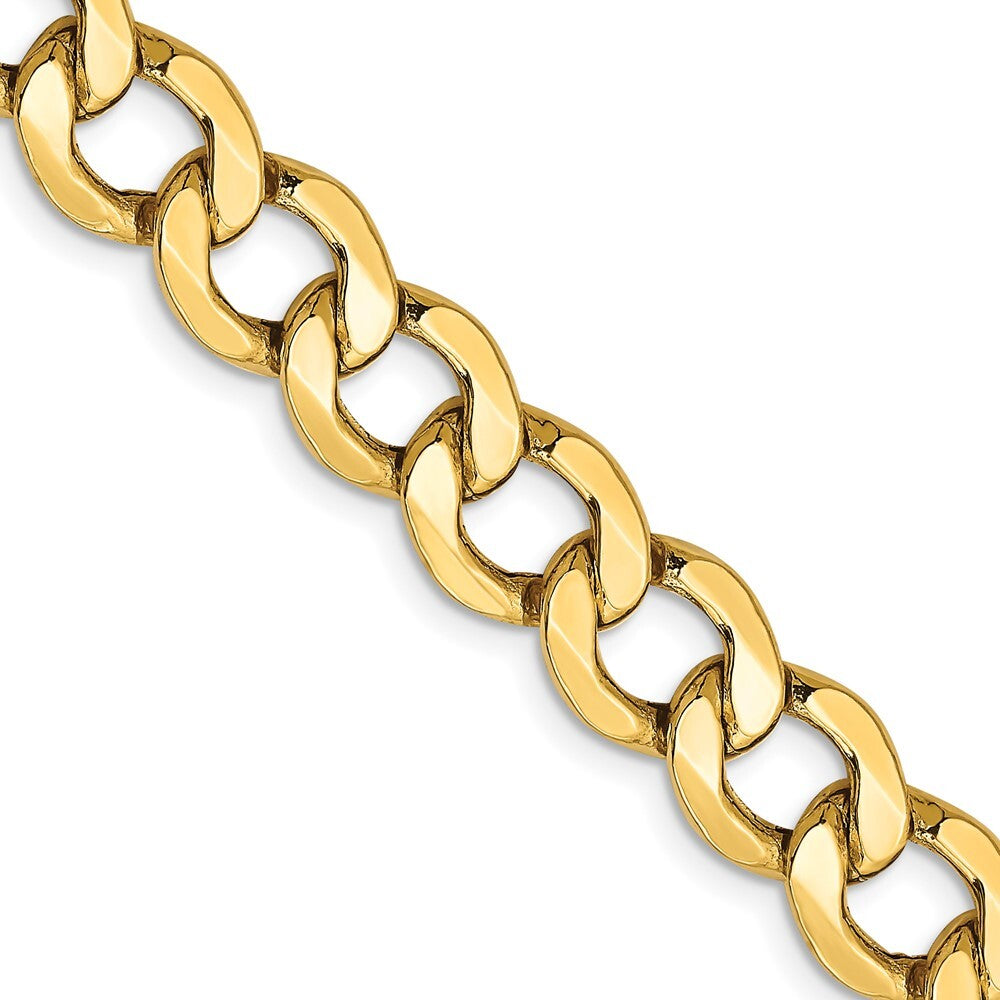 14K Yellow Gold 26" 7.0mm Semi-Solid