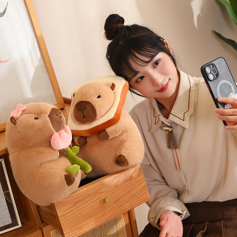 Cute Capybara Stuffed Animal Doll, Super Soft Plush Toy