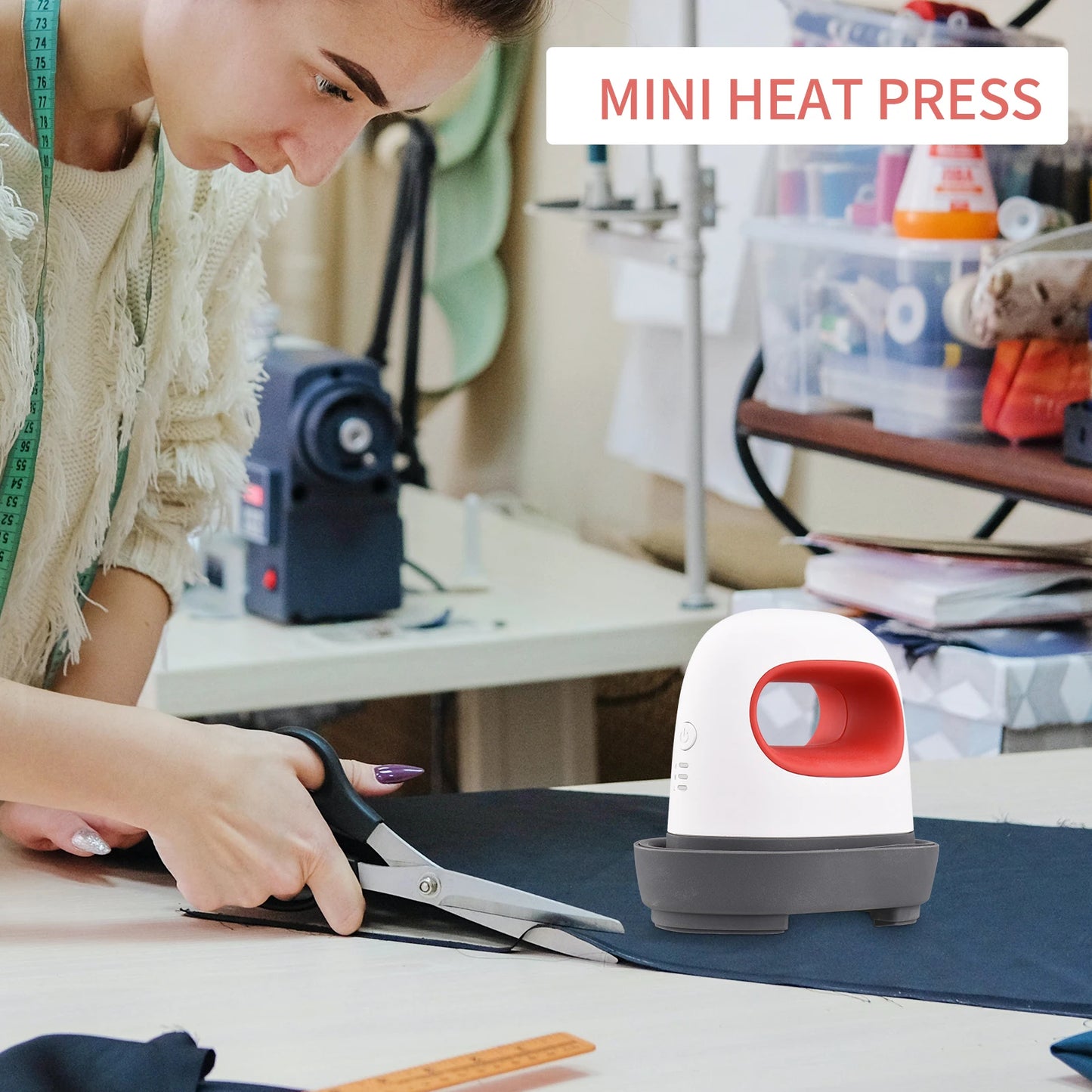 Mini máquina de prensado por calor para impresión de camisetas, fácil transferencia de calor, máquinas de planchado para mantas, cuero, portátiles, para bricolaje, hogar y negocios