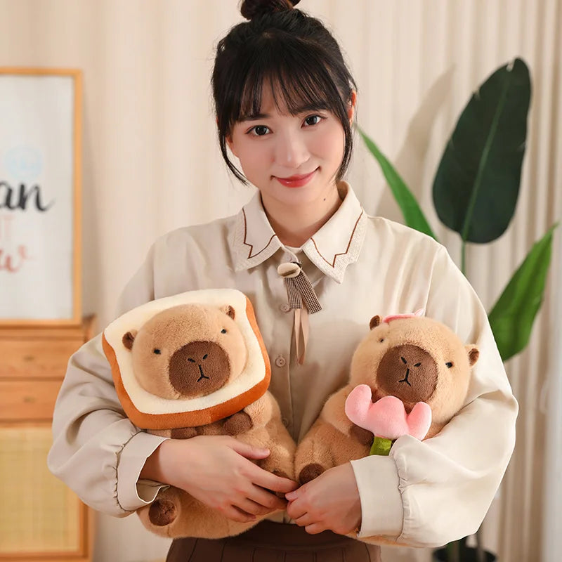 Cute Capybara Stuffed Animal Doll, Super Soft Plush Toy