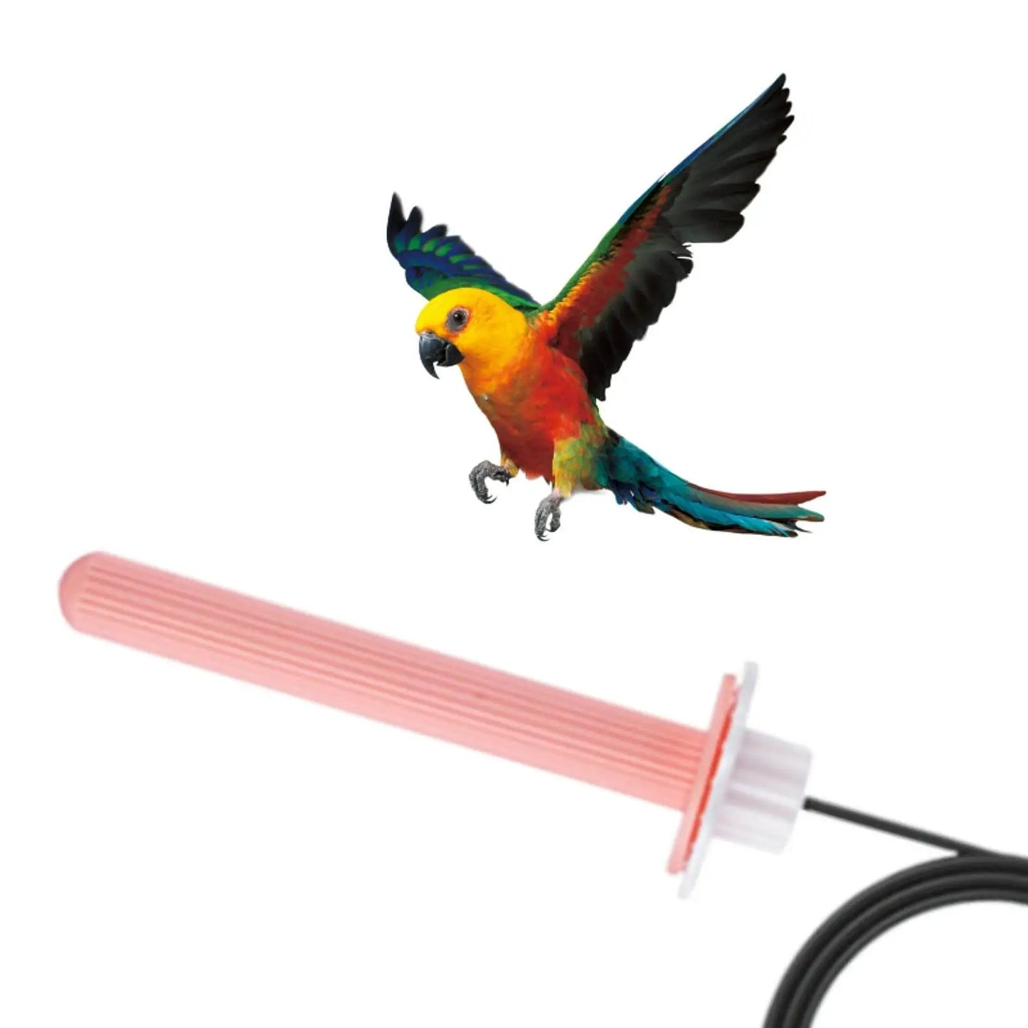 Heating Bird Perch Bird Stand Bar 5V USB Bird Warmer, Exercise Toys Bird Cage Accessory for Lovebirds Parakeets Canaries Budgies
