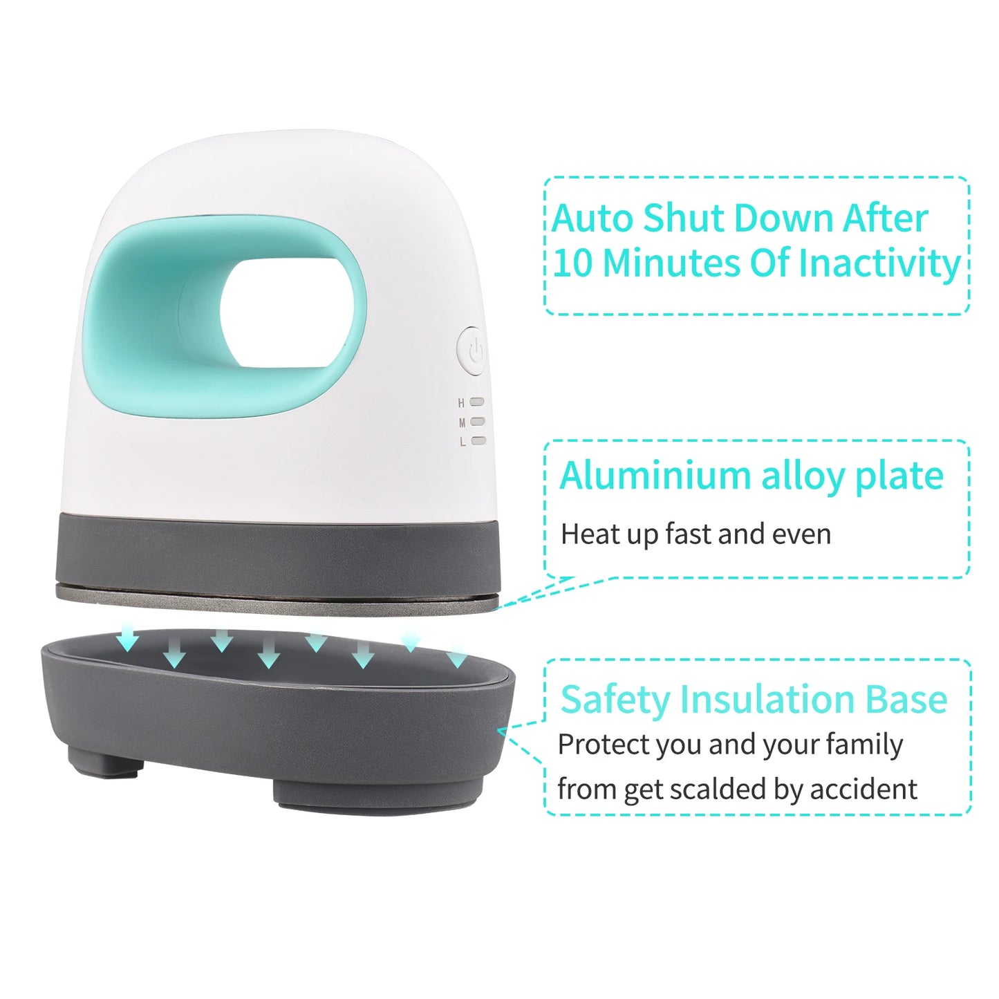 Mini máquina de prensado por calor para impresión de camisetas, fácil transferencia de calor, máquinas de planchado para mantas, cuero, portátiles, para bricolaje, hogar y negocios