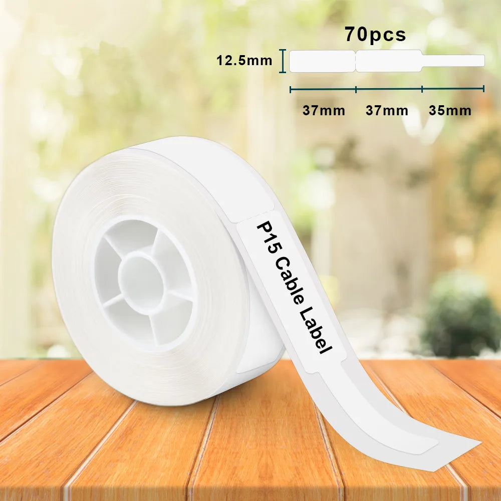 Marklife P15 Bluetooth Thermal Label Printer Portable Inkless Label Maker for Home and Office Use