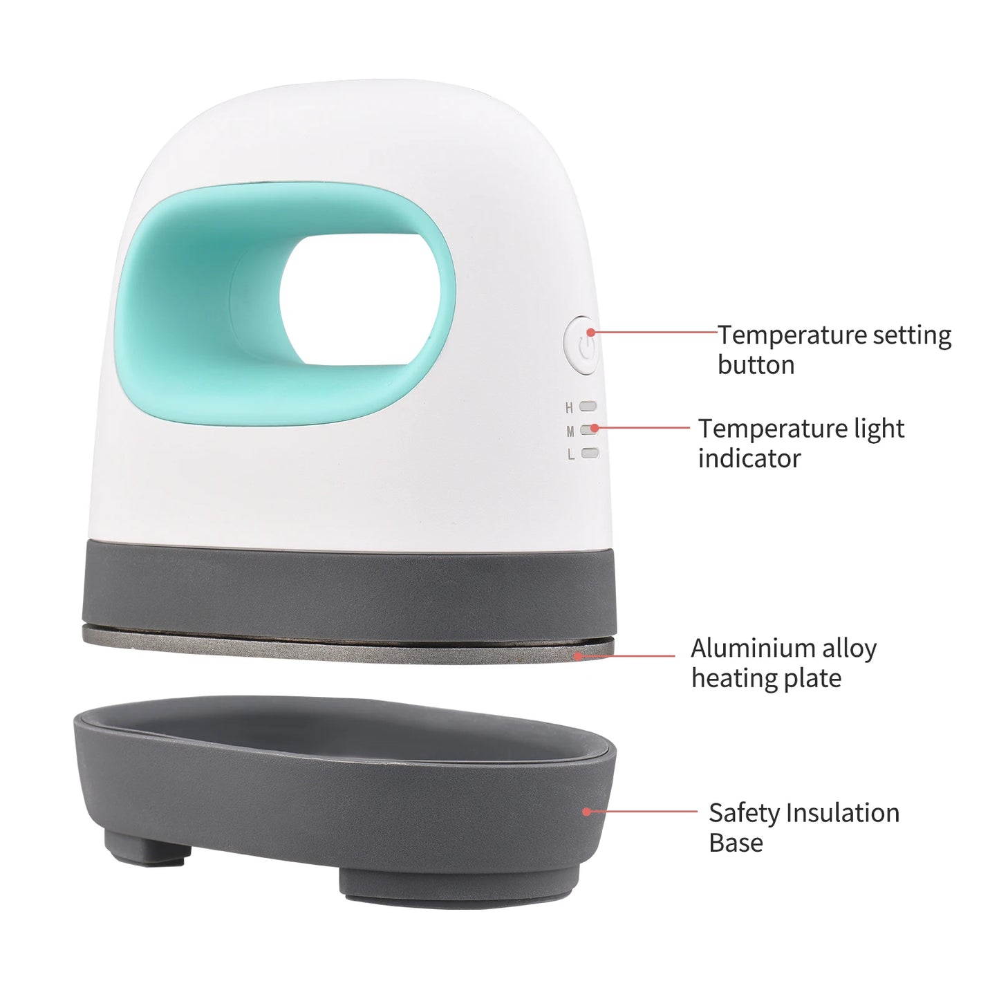 Mini máquina de prensado por calor para impresión de camisetas, fácil transferencia de calor, máquinas de planchado para mantas, cuero, portátiles, para bricolaje, hogar y negocios