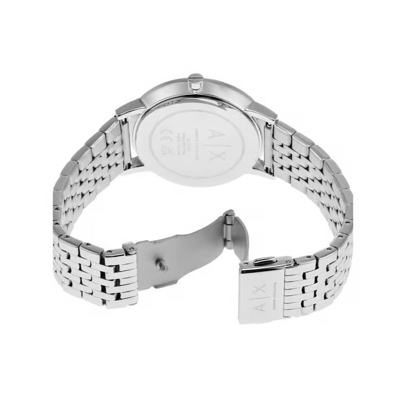 Armani Exchange Women's 36mm Silver Bracelet Watch - Pink Dial