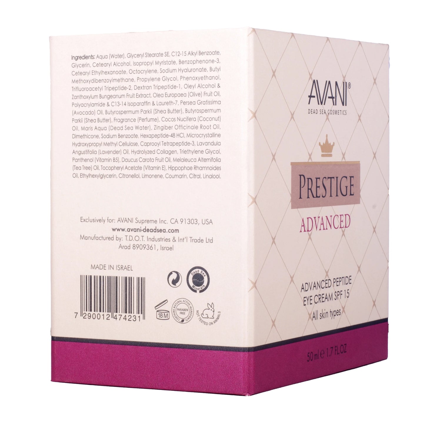 Avani Prestige Advanced - Advanced Peptide Eye Cream SPF 15