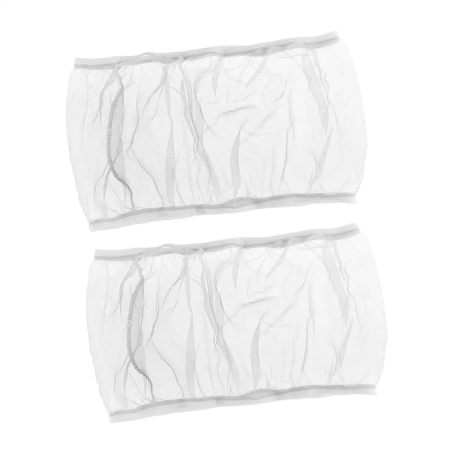 2Pcs Universal Bird Cage Mesh Covers Indoor Elastic Dustproof Birdcage Protector for Parrot Budgies Cockatoo Cage Accessories