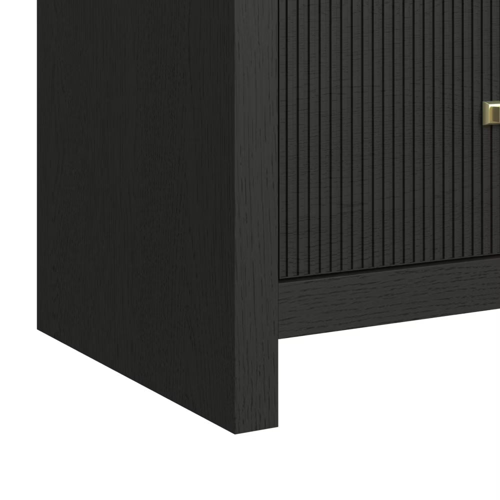 Ridgemont 62" Dresser with 6 Drawers by Elements - Black