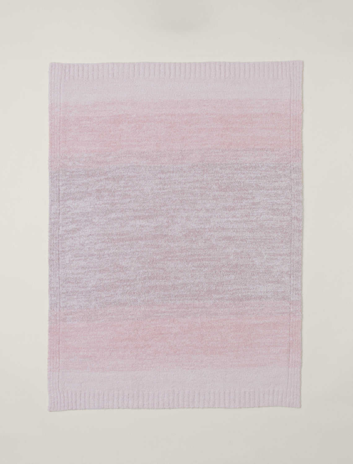 Barefoot Dreams CozyChic Ombre Stroller Blanket Antique Rose Multi