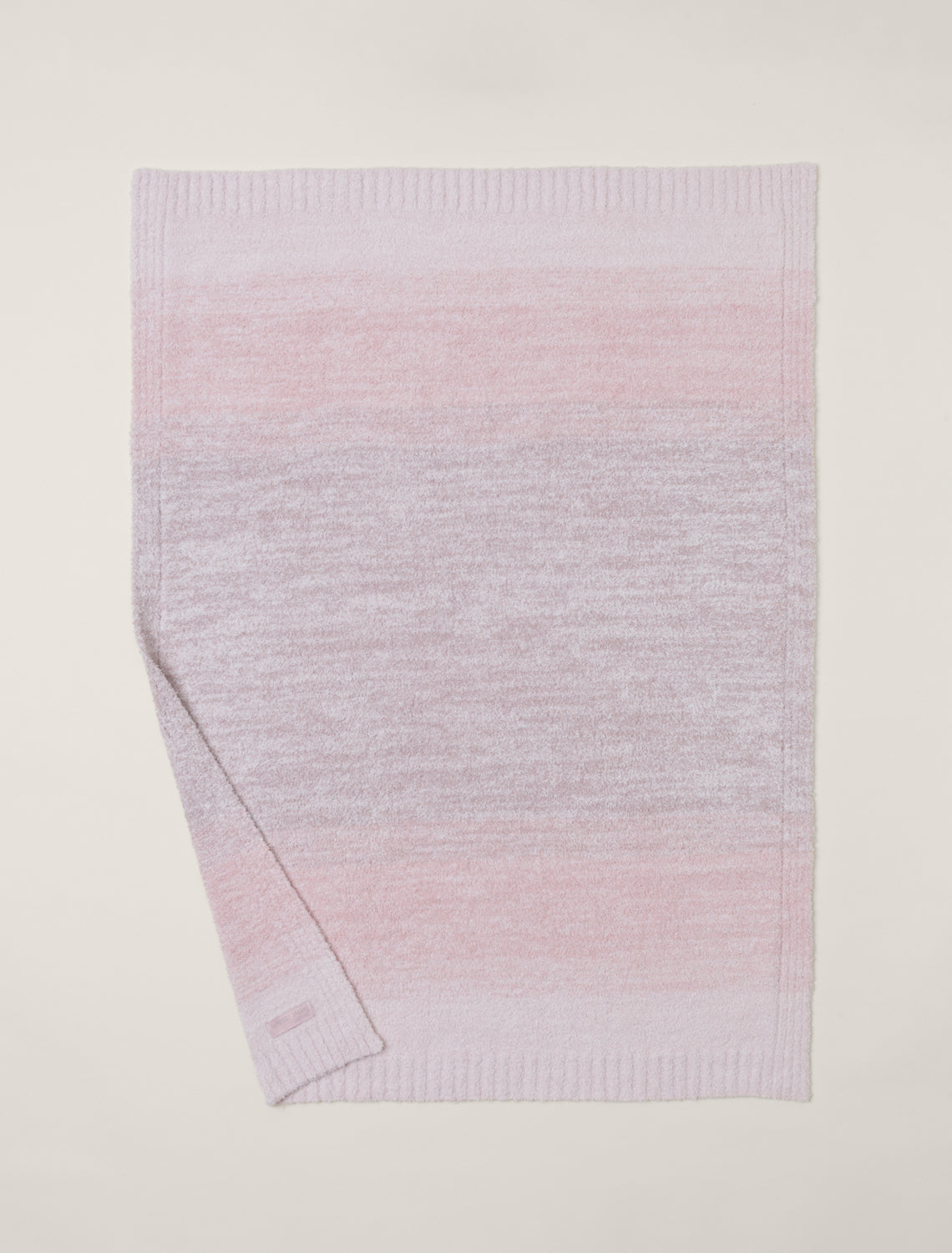 Barefoot Dreams CozyChic Ombre Stroller Blanket Antique Rose Multi