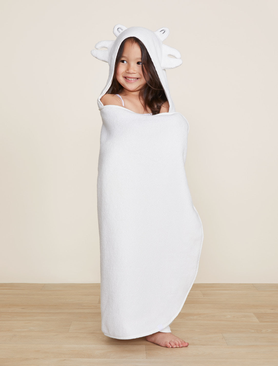 Barefoot Dreams Toddler Hooded Towel and Washcloth Set Beach Rock