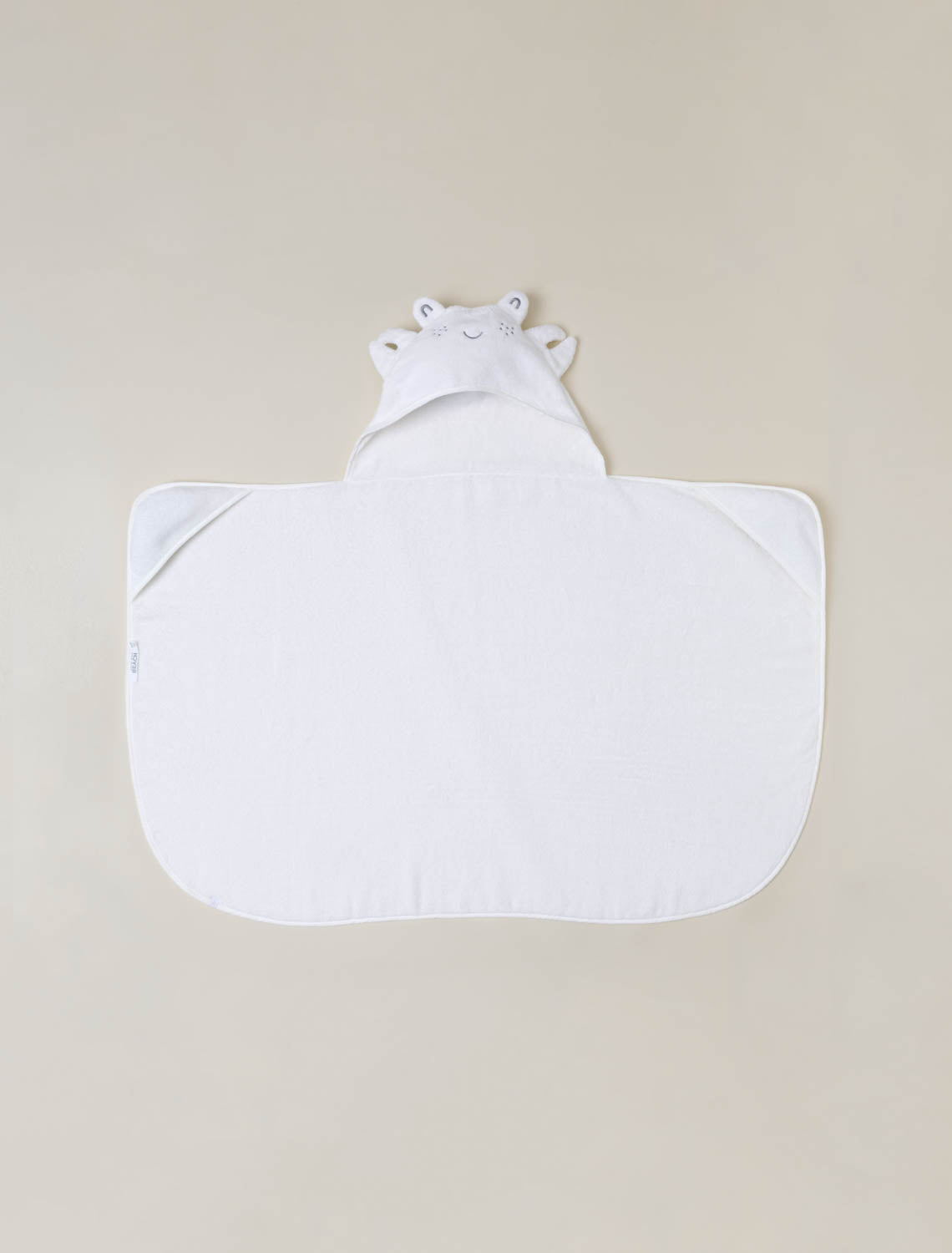 Barefoot Dreams Toddler Hooded Towel and Washcloth Set Beach Rock