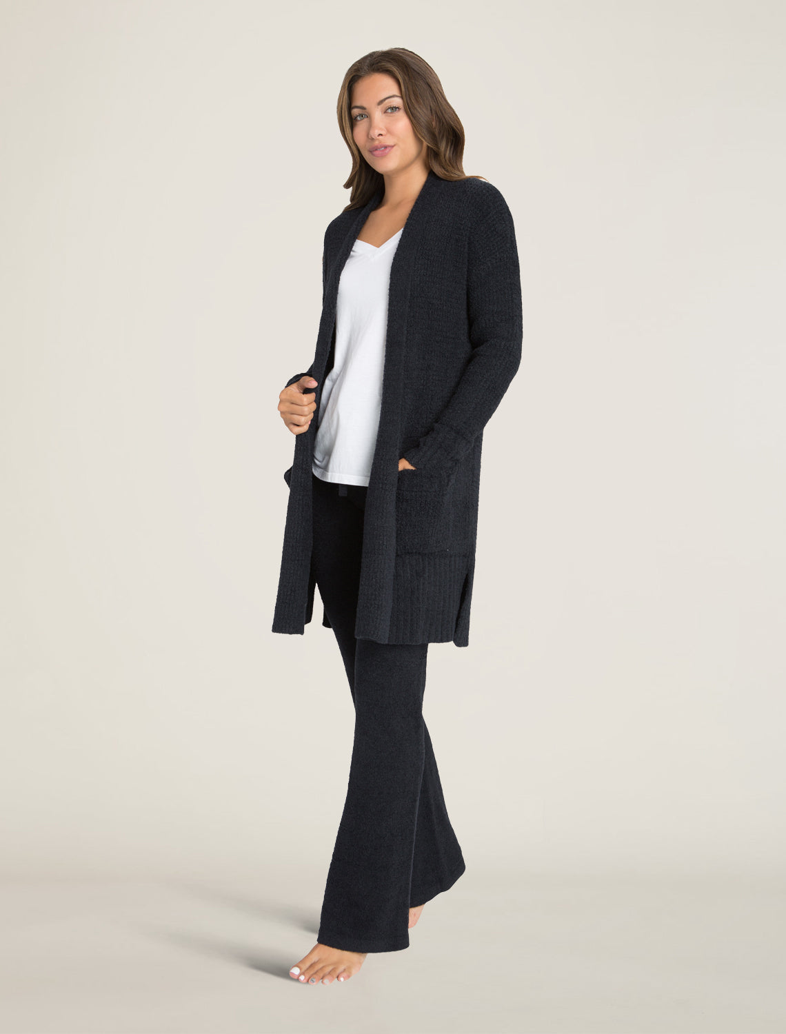 Barefoot Dreams CozyChic Lite Long Weekend Cardi – Luxuriously Soft Comfort