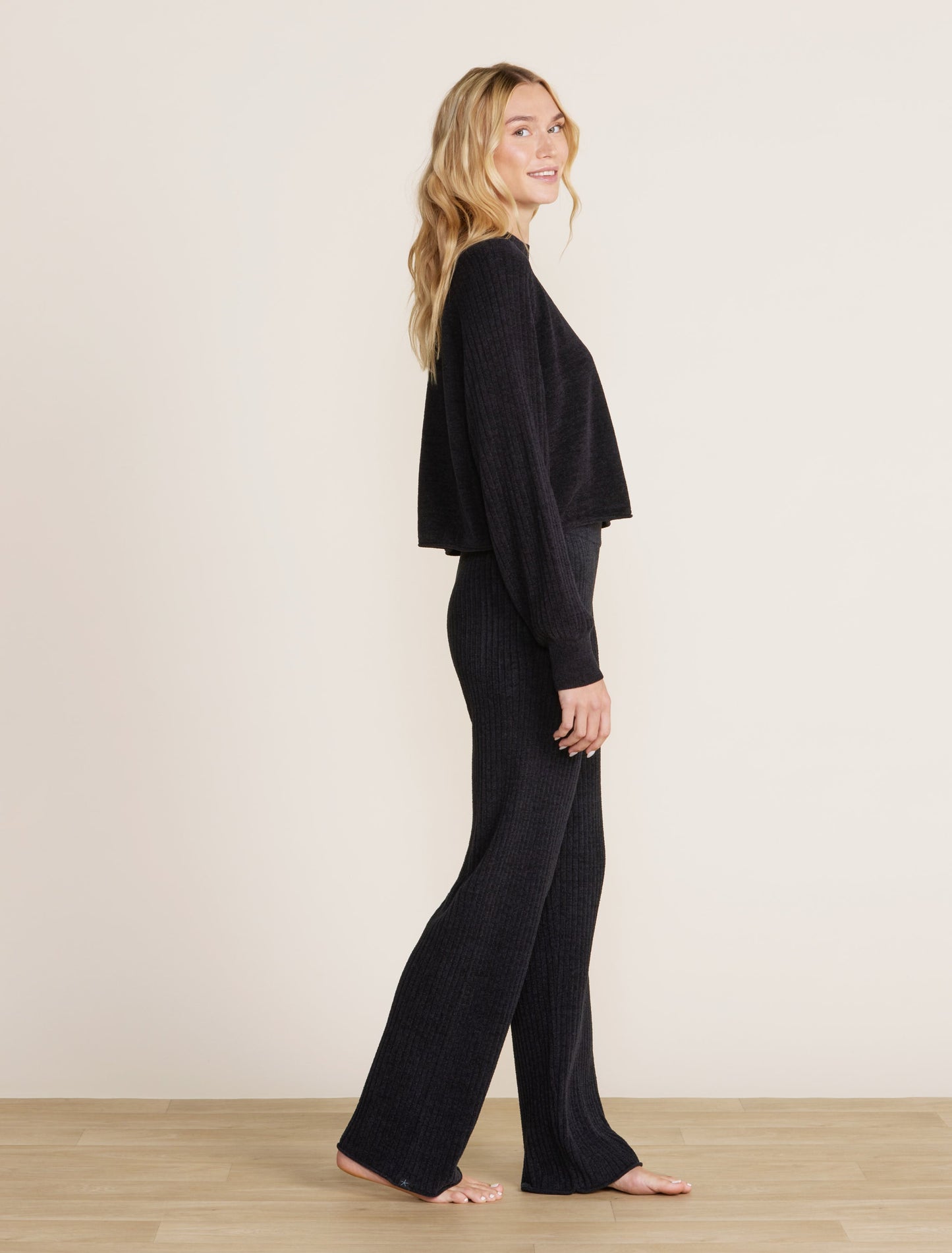 Barefoot Dreams CozyChic Ultra Lite Rib Rolled Edge Pant