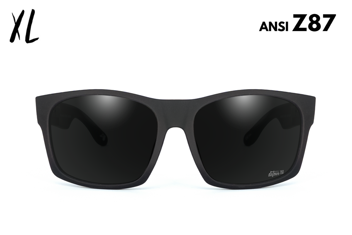 Big Kahuna XL - Matte Black - Jet Black Polarized - ANSI Z87