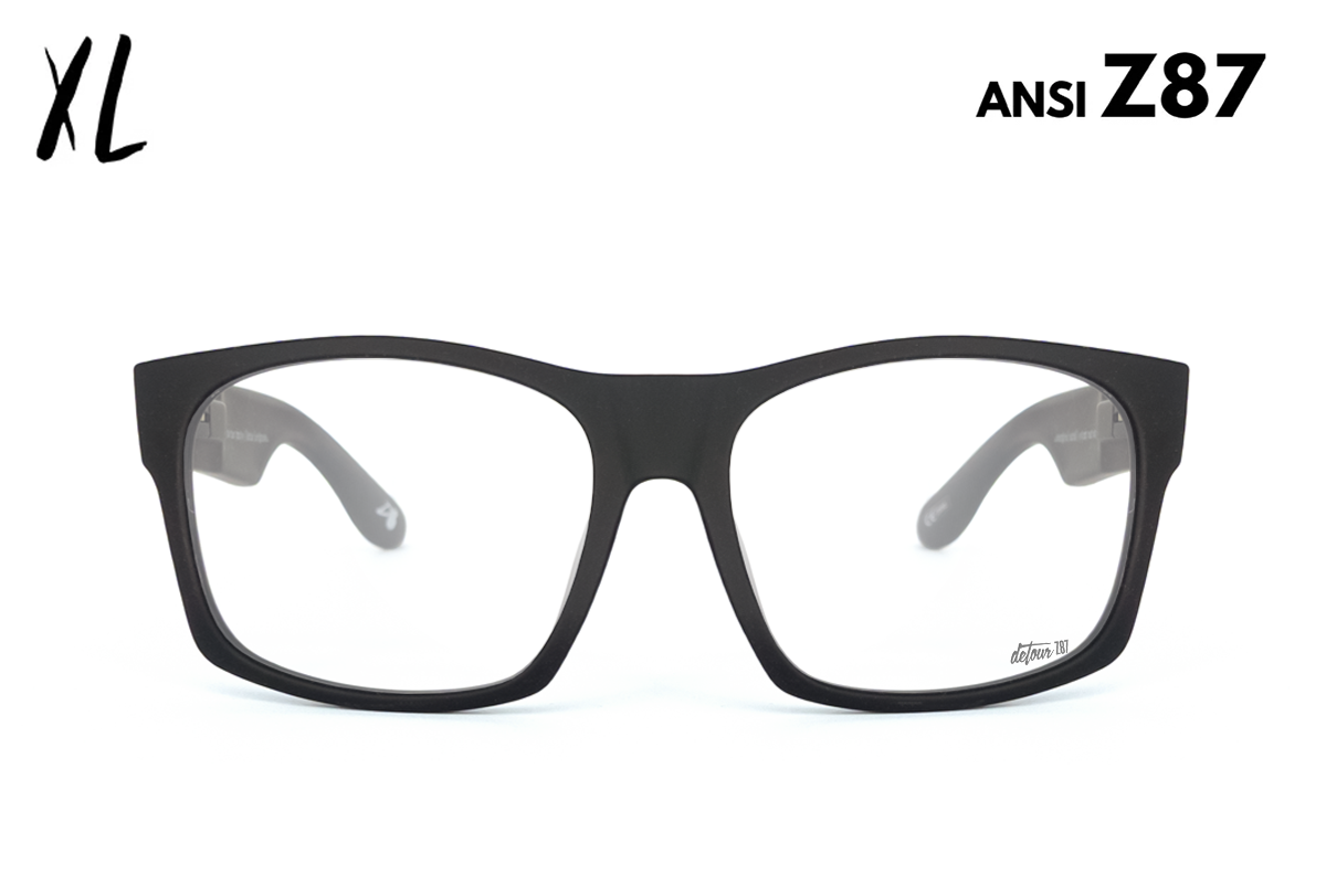 Big Kahuna XL - Matte Black - Clear - ANSI Z87