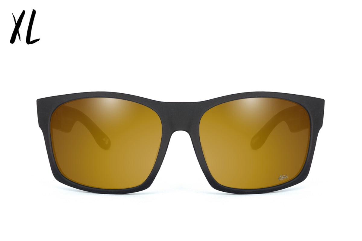 Big Kahuna XL - Matte Black - 24k Gold Polarized
