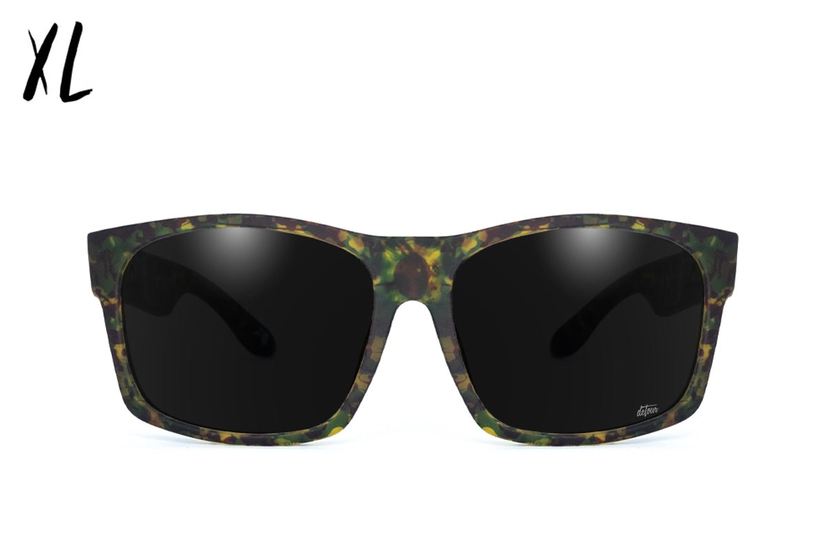 Big Kahuna XL - Green Tortoise - Jet Black Polarized