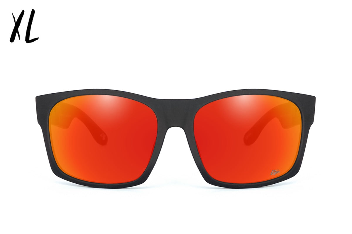 Big Kahuna XL - Matte Black - Red Sunset Polarized