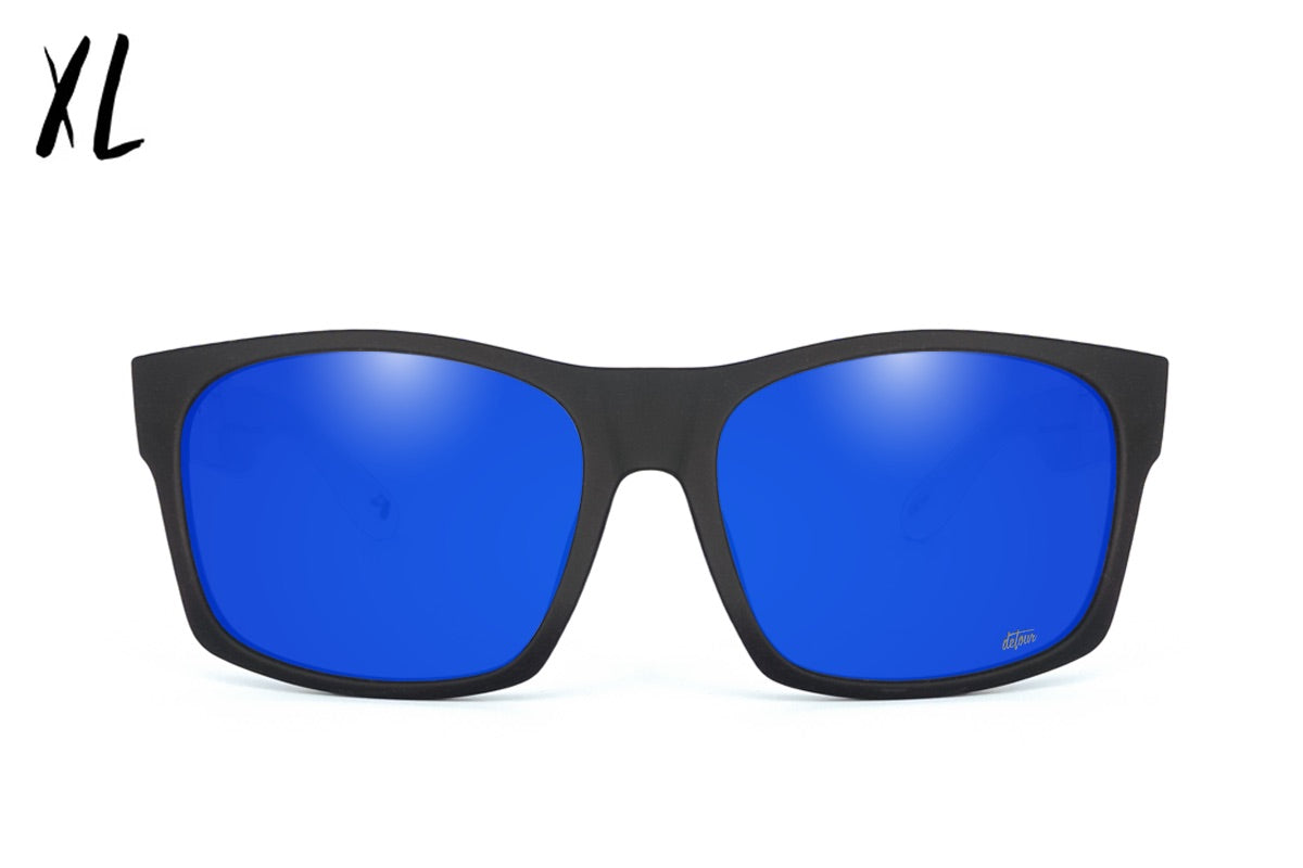 Big Kahuna XL -Sharks & Stripes - Electric Blue Polarized