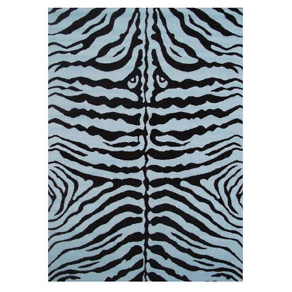 L.A Rugs Fun Time Zebra Skin Rectangular Area Rug