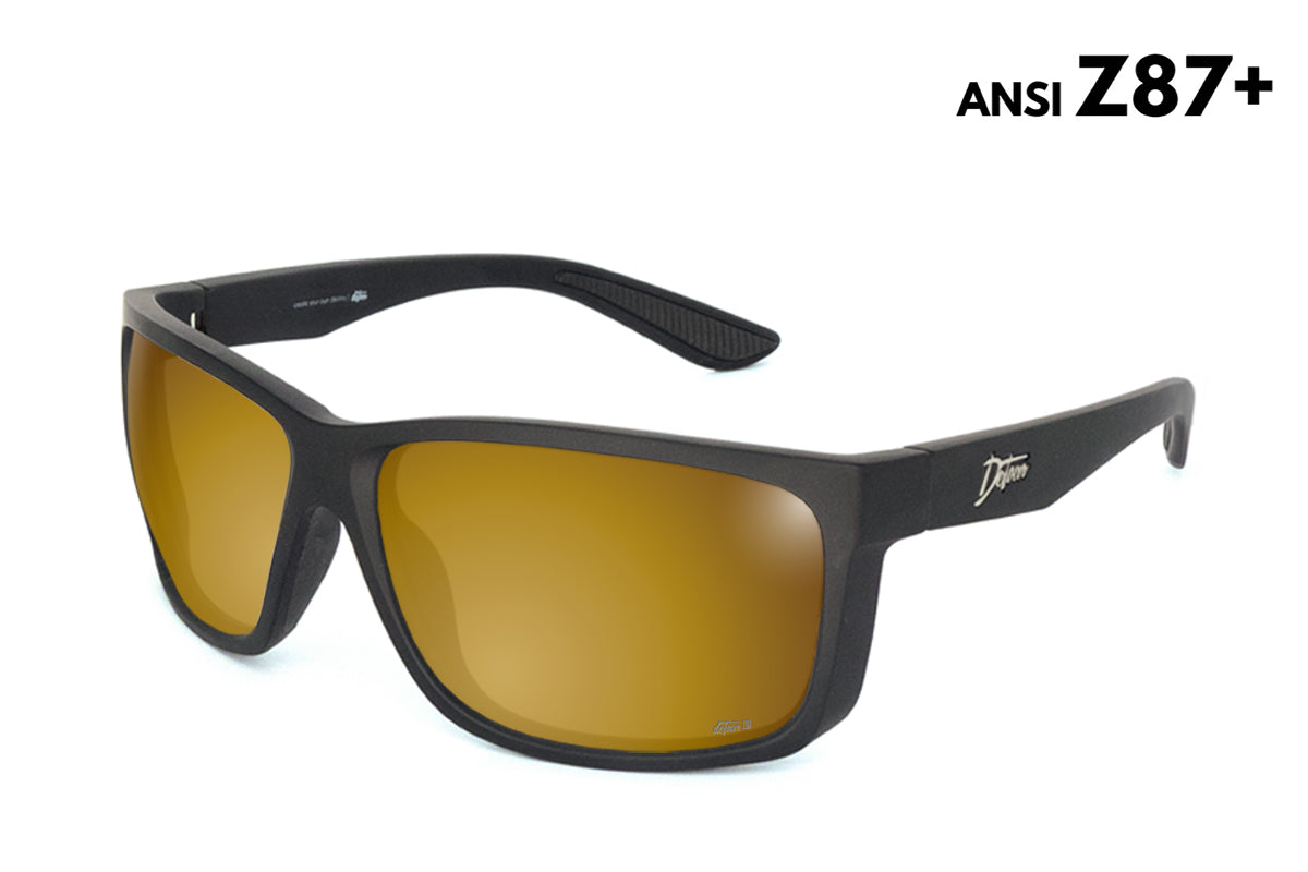 Breach - Matte Black - 24K Gold Polarized ANSI Z87+