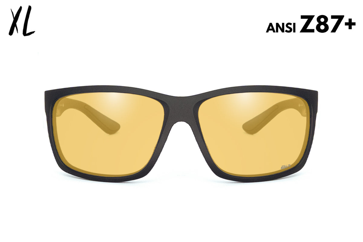 Breach XL - Matte Black - Yellow ANSI Z87+