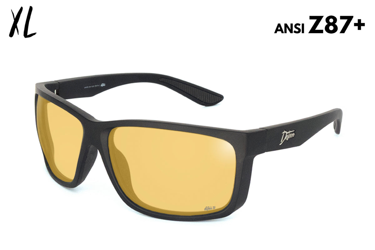 Breach XL - Matte Black - Yellow ANSI Z87+