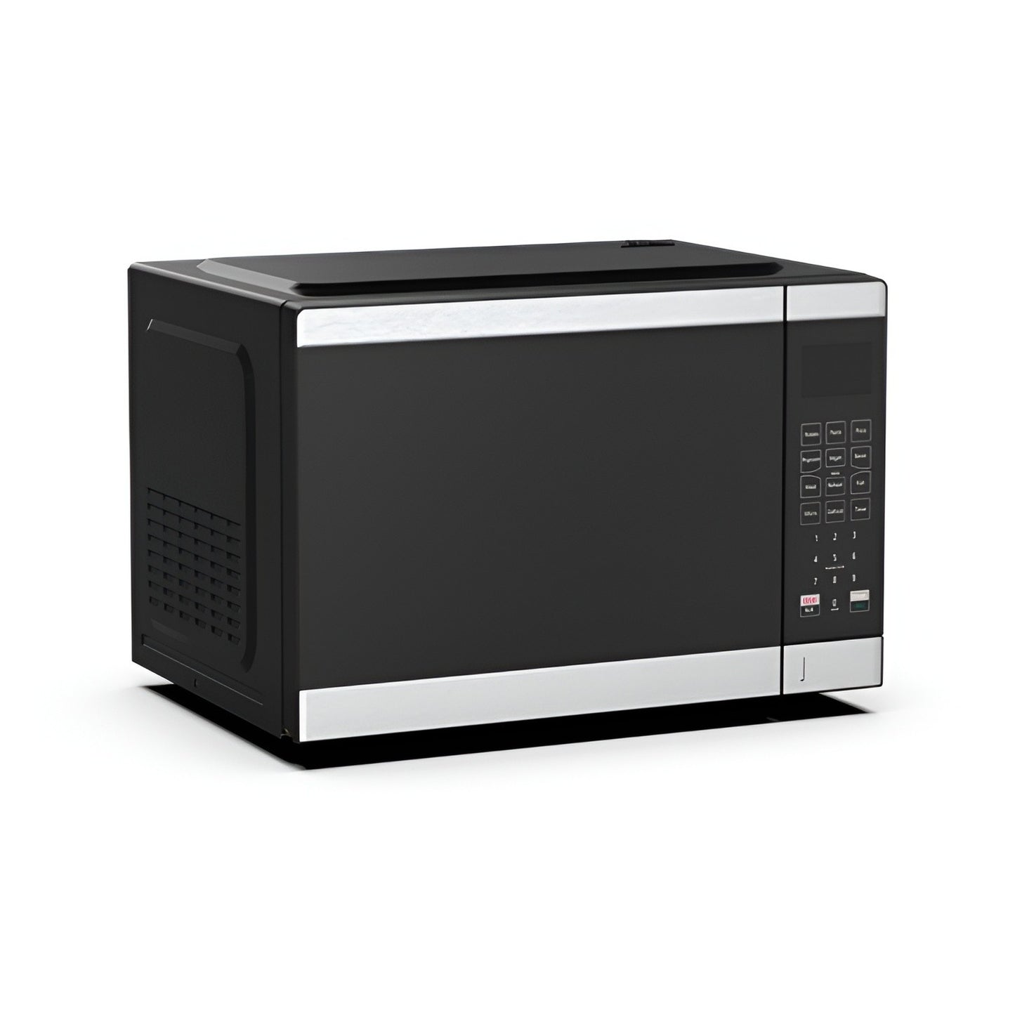 Lubeck 1.5 cu. ft Microwave Oven - Silver/Black